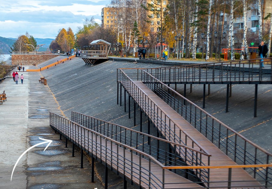 Парк в дивногорске